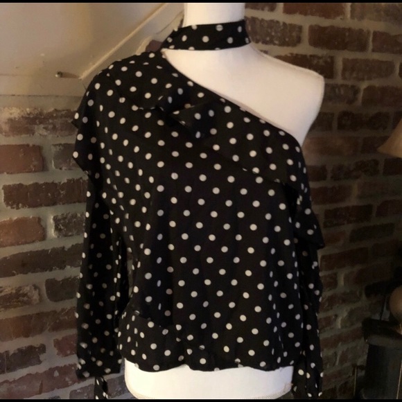 😍Off the shoulder sexy blouse,choker blouse - Picture 5 of 6